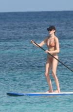 MARTHA HUNT in Bikini Paddleboarding in Tulum 11/12/2020