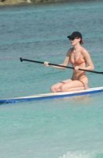 MARTHA HUNT in Bikini Paddleboarding in Tulum 11/12/2020