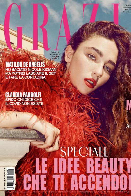 MATILDA DE ANGELIS in Grazia Magazine, Italy October 2020