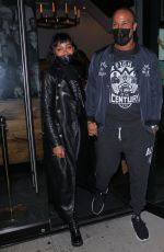 MEAGAN GOOD at Catch LA in West Hollywood 10/31/2020