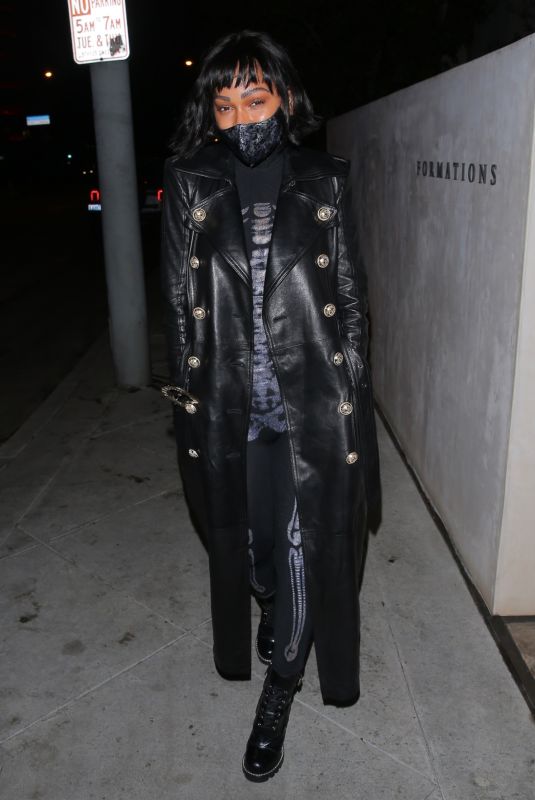 MEAGAN GOOD at Catch LA in West Hollywood 10/31/2020