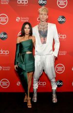 MEGAN FOX and Machine Gun Kelly at American Music Awards 2020 in Los Angeles 11/22/2020