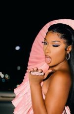 MEGAN THEE STALLION at American Music Awards 2020 in Los Angeles 11/22/2020