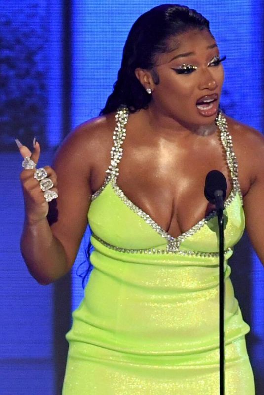 MEGAN THEE STALLION at American Music Awards 2020 in Los Angeles 11/22/2020