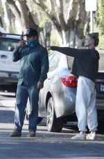 MELANIE GRIFFITH Outside Her Home in Los Angeles 11/13/2020