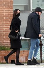 MELANIE SYKES and Her Bofyfriend Riccardo Simionato Out in Venice 11/16/2020