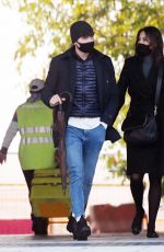 MELANIE SYKES and Her Bofyfriend Riccardo Simionato Out in Venice 11/16/2020