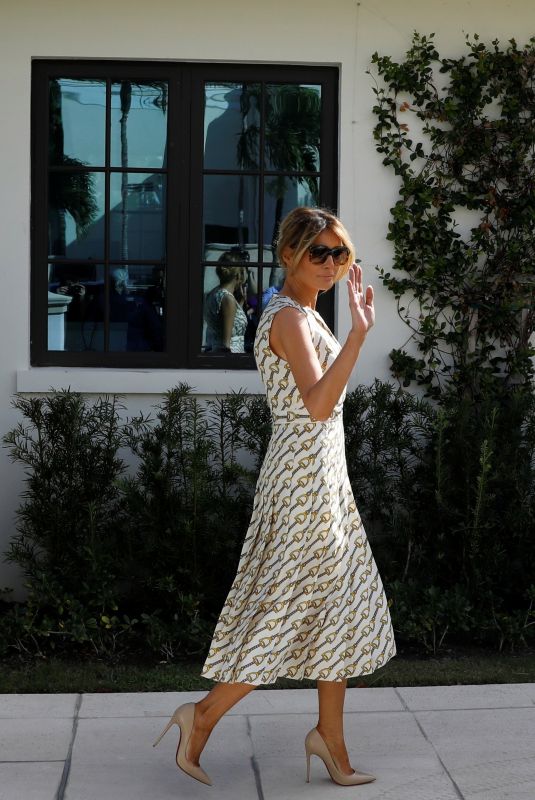 MELANIE TRUMP at Morton and Barbara Mandel Recreation Center Polling Place in Palm Beach 11/03/2020