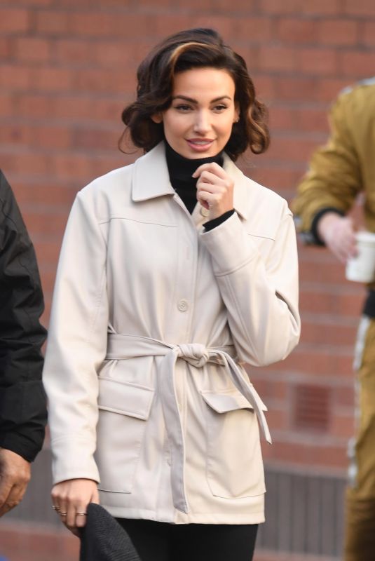 MICHELLE KEEGAN on the Set of Brassic in Manchester 11/11/2020
