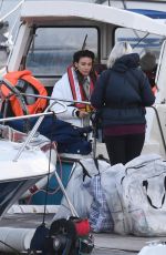 MICHELLE KEEGAN on the Set of Brassic in Wales 11/23/2020