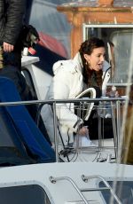 MICHELLE KEEGAN on the Set of Brassic in Wales 11/23/2020