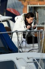 MICHELLE KEEGAN on the Set of Brassic in Wales 11/23/2020