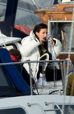 MICHELLE KEEGAN on the Set of Brassic in Wales 11/23/2020