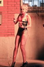 MILEY CYRUS Leaves Her Music Video Shoot in Brooklyn 10/01/2020