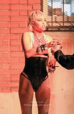 MILEY CYRUS Leaves Her Music Video Shoot in Brooklyn 10/01/2020