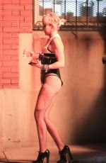 MILEY CYRUS Leaves Her Music Video Shoot in Brooklyn 10/01/2020