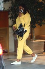 MINDY KALING Leaves Sunset Tower Hotel in West Hollywood 11/05/2020