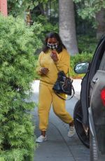MINDY KALING Leaves Sunset Tower Hotel in West Hollywood 11/05/2020