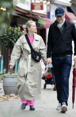 MIRCEA MONROE and Stephen Merchant Out in Primrose Hill 11/11/2020