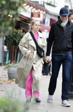 MIRCEA MONROE and Stephen Merchant Out in Primrose Hill 11/11/2020