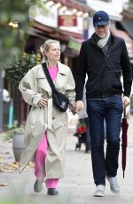 MIRCEA MONROE and Stephen Merchant Out in Primrose Hill 11/11/2020