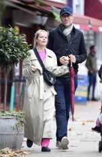 MIRCEA MONROE and Stephen Merchant Out in Primrose Hill 11/11/2020