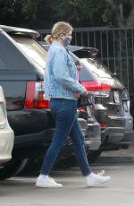 MISCHA BARTON and Gian Marco Flamini at Tomato Pie Pizza Joint in Los Angeles 11/20/2020