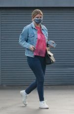 MISCHA BARTON and Gian Marco Flamini at Tomato Pie Pizza Joint in Los Angeles 11/20/2020