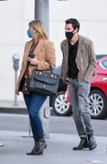 MISCHA BARTON Out for Dinner at Il Pastaio Restaurant in Beverly Hills 11/19/2020