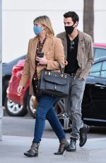 MISCHA BARTON Out for Dinner at Il Pastaio Restaurant in Beverly Hills 11/19/2020