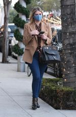 MISCHA BARTON Out for Dinner at Il Pastaio Restaurant in Beverly Hills 11/19/2020