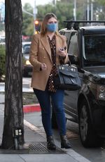 MISCHA BARTON Out for Dinner at Il Pastaio Restaurant in Beverly Hills 11/19/2020