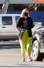 MISCHA BARTON Picking up Food To Go in Los Angeles 11/11/2020