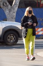 MISCHA BARTON Picking up Food To Go in Los Angeles 11/11/2020