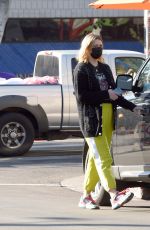 MISCHA BARTON Picking up Food To Go in Los Angeles 11/11/2020