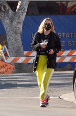 MISCHA BARTON Picking up Food To Go in Los Angeles 11/11/2020
