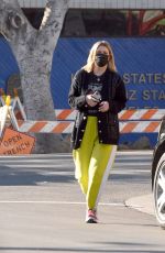 MISCHA BARTON Picking up Food To Go in Los Angeles 11/11/2020