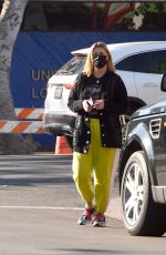 MISCHA BARTON Picking up Food To Go in Los Angeles 11/11/2020