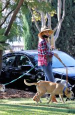 MISSI PYLE Out with Her Dogs in Los Angeles 11/13/2020