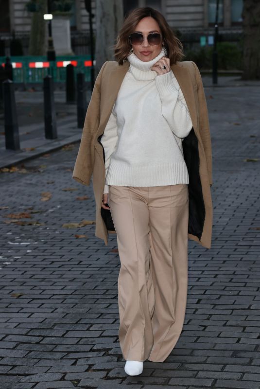 MYLEENE KLASS Arrives at Global Radio in London 11/19/2020