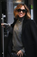 MYLEENE KLASS Arrives at Global Radio in London 11/30/2020