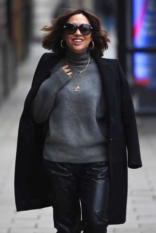 MYLEENE KLASS Arrives at Global Radio in London 11/30/2020