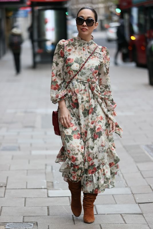 MYLEENE KLASS Arrives at Smooth Radio in London 11/06/2020
