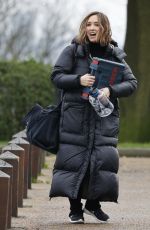 MYLEENE KLASS Leaves Ice Rink in London 11/25/2020