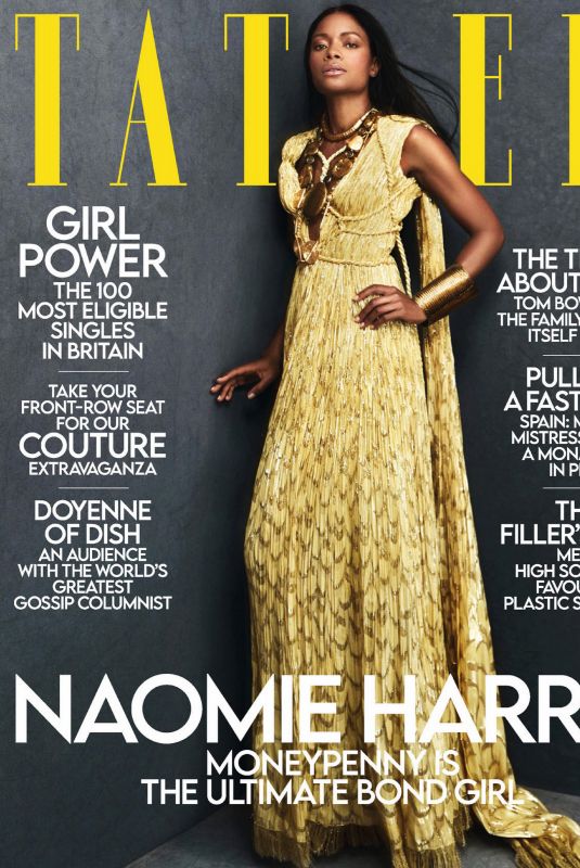 NAOMIE HARRIS in Tatler Magazine, December 2020