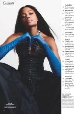 NAOMIE HARRIS in Tatler Magazine, December 2020