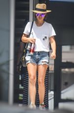 NATALIE PORTMAN in Denim Shorts Out and About in Sydney 11/29/2020