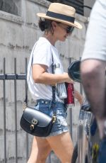 NATALIE PORTMAN in Denim Shorts Out and About in Sydney 11/29/2020