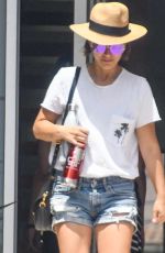 NATALIE PORTMAN in Denim Shorts Out and About in Sydney 11/29/2020