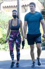 NICOLE SCHERZINGER and Thom Evans Leaves a Gym in Los Angeles 11/05/2020